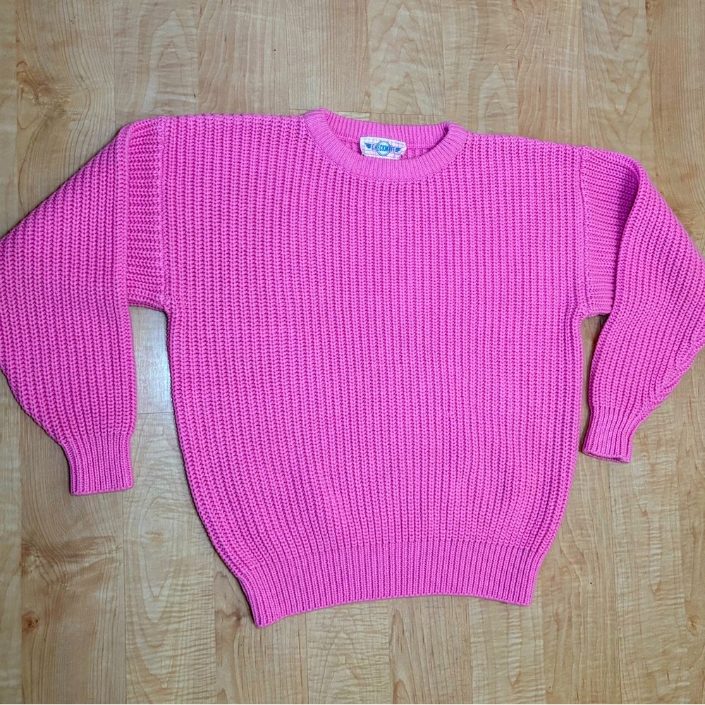 Vintage 1980’s Checkmate Brand Women’s Shaker Sweater size Medium